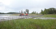 Lower heat losses with pre-insulated pipes laid in LECA at Lillhamra, Sweden